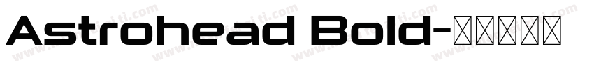 Astrohead Bold字体转换